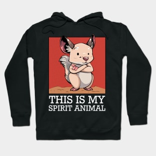 Chinchilla - This Is My Spirit Animal - Funny Saying Hoodie